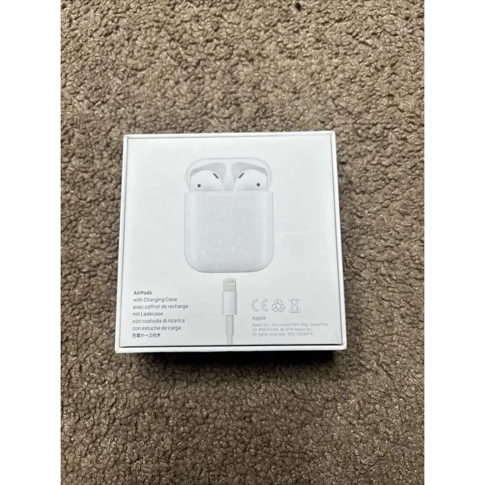 BOX ONLY: Genuine Authentic Apple AirPods Box & Manuals Only - No Headphones
